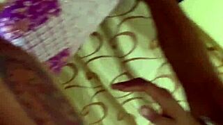 pregnant brazilian puta filled with cum on back and pussy by fan