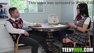 delilah dagger's oil massage turns sexual with nicky rebel