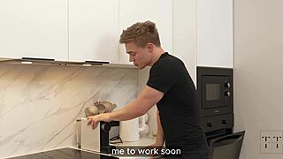 i got fucked silly over coffee in this wild 4k threesome