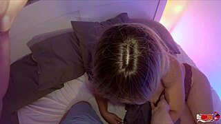 stepmom slips into stepson's bed for secret fun
