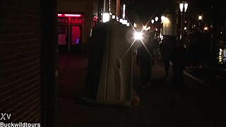 amsterdam tourist hits outdoor urinal dutch style