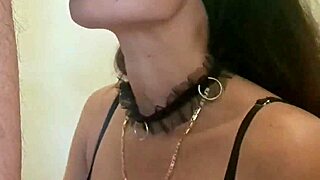 petite latina milf glasses deepthroats huge cock gagging for facial cumshot