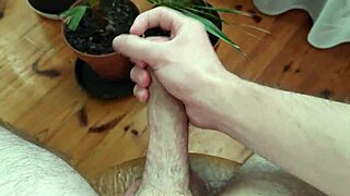 pre new year solo masturbation session with big cum finish