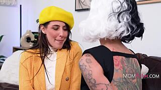 charlie valentine seduces aubree for pussy licking scissoring