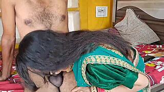pados wali bhabhi fucked in green sari