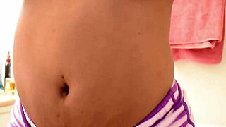 Ripped Clothes Ebony Milf Gives Oily Big Ass Handjob Tease!