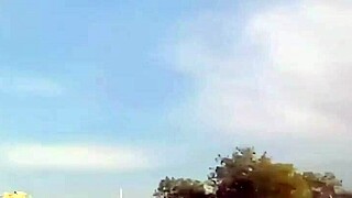 Brazilian milf car flash turns creampie outdoor fuck!