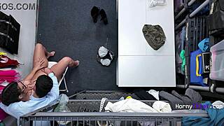 teen thief caught red handed gets her ass cum stuffed rough