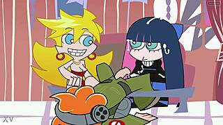 OOPS! ZONE MINI FLASHES PANTY GARTER STOCKINGS IN SPANKING LOOP