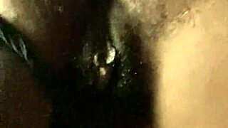 Brunette's Creamy Pussy Queefs And Farts Gaping Wide Open