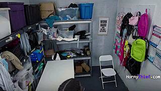 teen thief caught red handed gets her ass cum stuffed rough