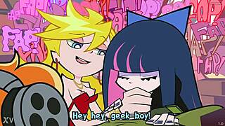 OOPS! ZONE MINI FLASHES PANTY GARTER STOCKINGS IN SPANKING LOOP