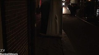 amsterdam tourist hits outdoor urinal dutch style