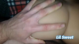 i got home tired from work but still fucked my friends big ass visitor til orgasm