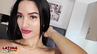 Axel Johnson Casts Perfect Perky Boobed 18+ Latina Teen in First Time Creampie