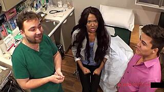 Tampa University Nurse Misty Rockwell's Wild Anal Fingering Exam!