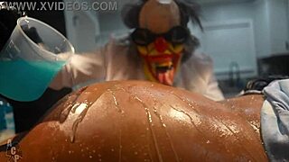 yo ebony clown slut, mad scientist cures yo ass with hentai cosplay cum 😈🍆💦