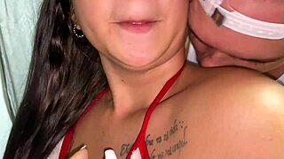 Mi Padrastro Shares Bed, Brunette MILF Deepthroats My Cock Missionary Interracial Cumshot