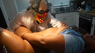 yo ebony clown slut, mad scientist cures yo ass with hentai cosplay cum 😈🍆💦