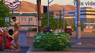 ugh bella's goth lips wrapped round cock public blowie sims4 😩💦