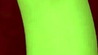 Handjob from Fifi Foxx Against Wall