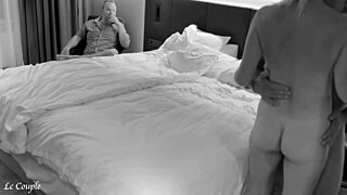 Heartbroken cuckold watches hotwife moan in ecstasy with stranger from dating site.