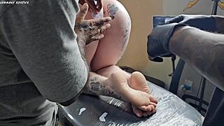 wanna watch me get my big ass tattoo modded then creampied by black doms?