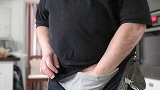 old man chris strips slow teasing dirty talk