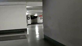 mathieu ferhati jerks off hard in the parking lot