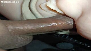 😈 candy bent over desk for brutal anal creampie in beige panties... tight ass gaping! 🔥