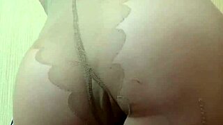 nylon ass mistress elza koms demands cock worship in heels cage