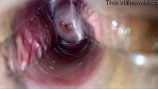 pussy walls clench tight during deep speculum orgasm