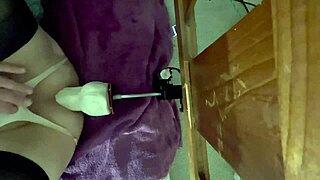 anal fucking machine pounds lingerie solo
