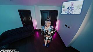 Vr silver wolf cosplay asian deepthroats monster cocks bangs honkai parody