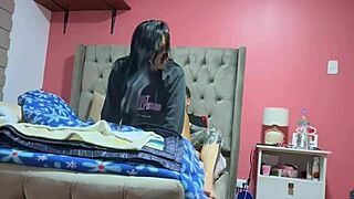 Girlfriend's Parents Gone: Wild Homemade Latina Cowgirl Ride