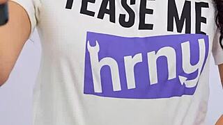 Sexy Latina Teen Masturbates Wet Pussy on Phone