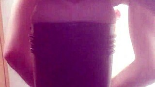 gazzadomm here me poundin my fleshlight male toy homemade fuckin it deep daddy style