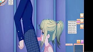 Koikatsu party girls deliver sloppy blowjobs and raw titty sex