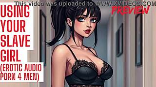 listen to your slave girl moan wet pussy dirty talk for hfo asmr joi cum