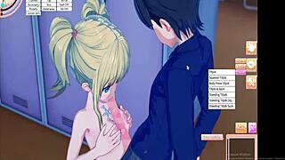 Koikatsu party girls deliver sloppy blowjobs and raw titty sex