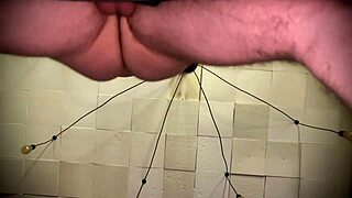watch my cock thrust deep into the toy from below until i cum hard