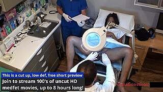 Tampa University Nurse Misty Rockwell's Wild Anal Fingering Exam!