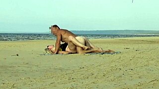 Ever fucked a funny chubby milf flashing her big ass on the beach?