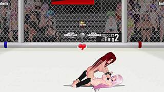 princess of the ring 2 7: futanari lesbian fucking dominates the competition