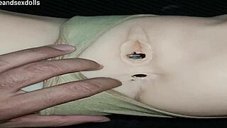😈 candy bent over desk for brutal anal creampie in beige panties... tight ass gaping! 🔥