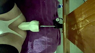 anal fucking machine pounds lingerie solo