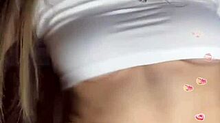 russian teen dances sexy on bigo live shaking it all