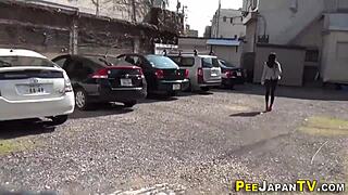 Asians Peeing Publicly in High Def Outdoor Voyeur