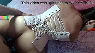 Latina rented wife gets deep anal double penetration by mature boss for cash part 2