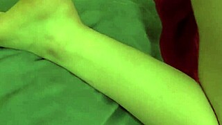 Handjob from Fifi Foxx Against Wall